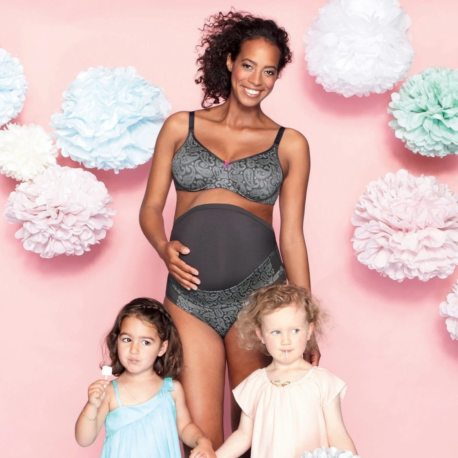 Ceinture De Grossesse Paisley ANITA Maternity Anthracite â Image 2