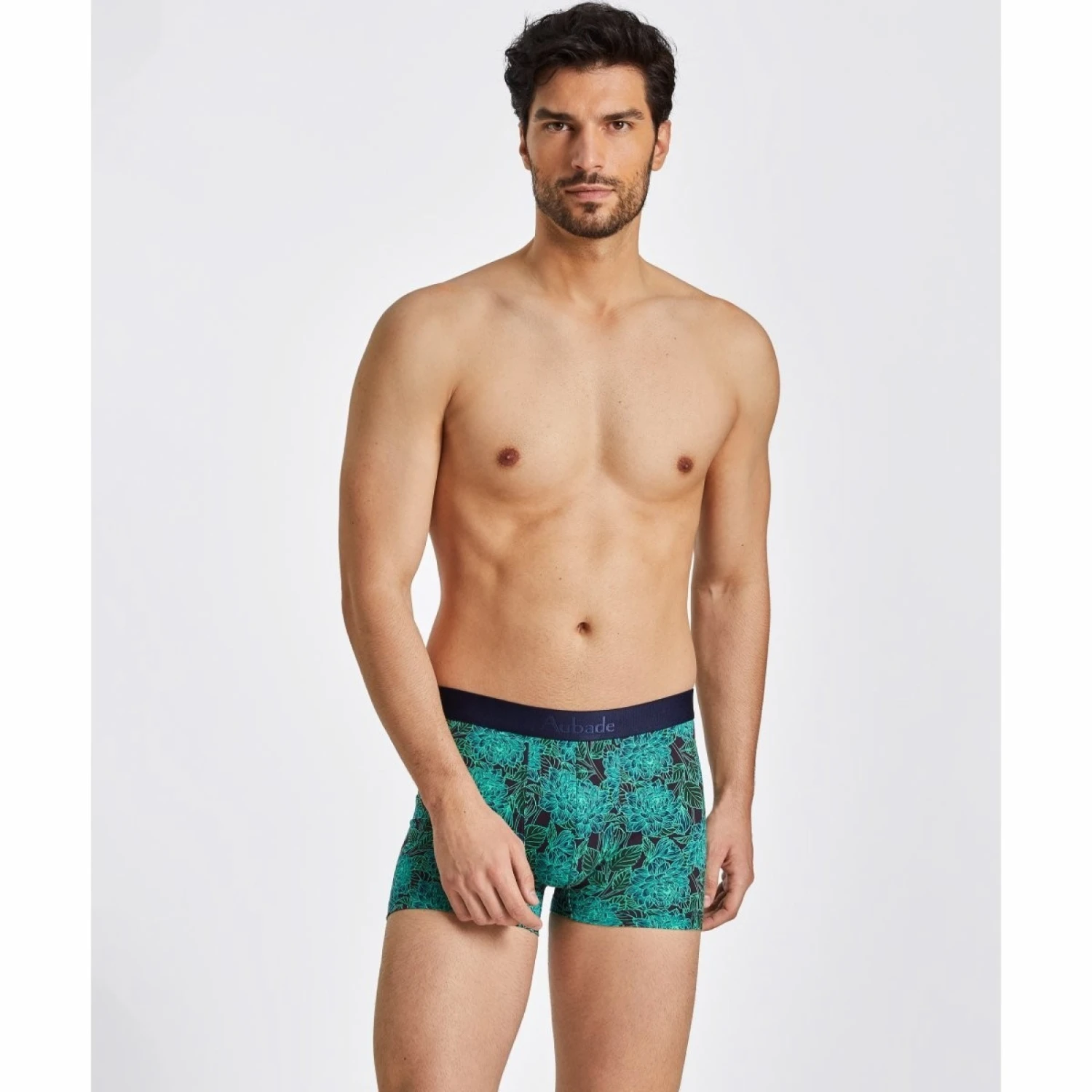 Aubade Men Boxer Blue Flowers – Image 4