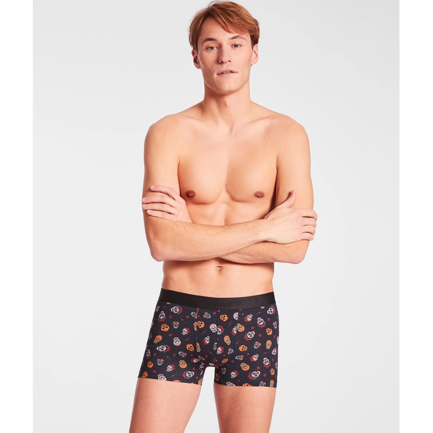 Aubade Men Duo Boxer Homme TĂȘtes De Mort + Emeraude â Image 4