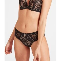 Aubade Mon Bijou Slip Brésilien Perle Noire