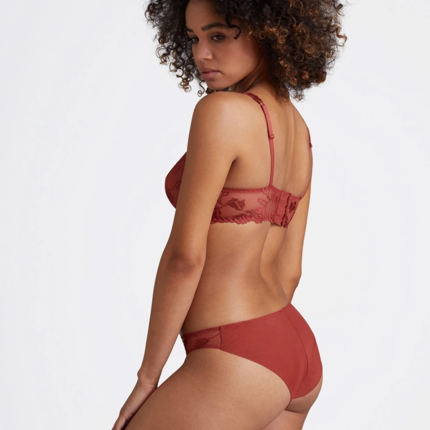 Aubade Softessence Slip BrĂ©silien Terracotta â Image 3