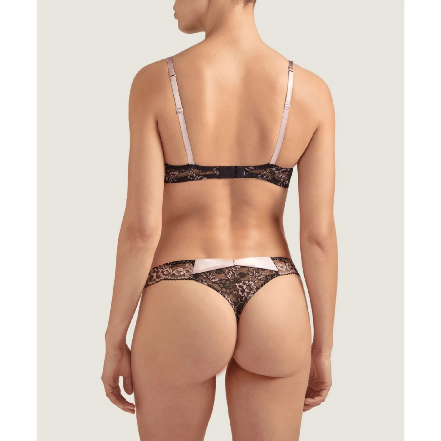 Aubade Tanga Femme Glamour Rose Sonate â Image 4