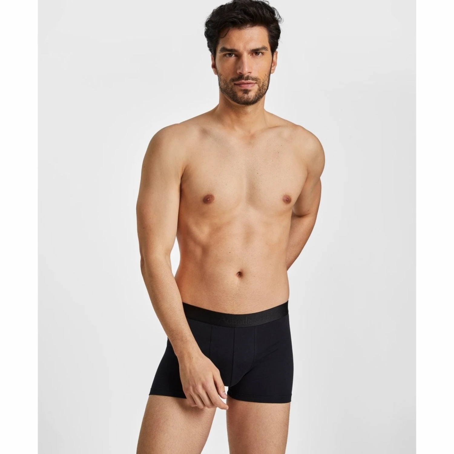 Duo Boxers AUBADE MEN Love Letters Et Uni Noir â Image 7