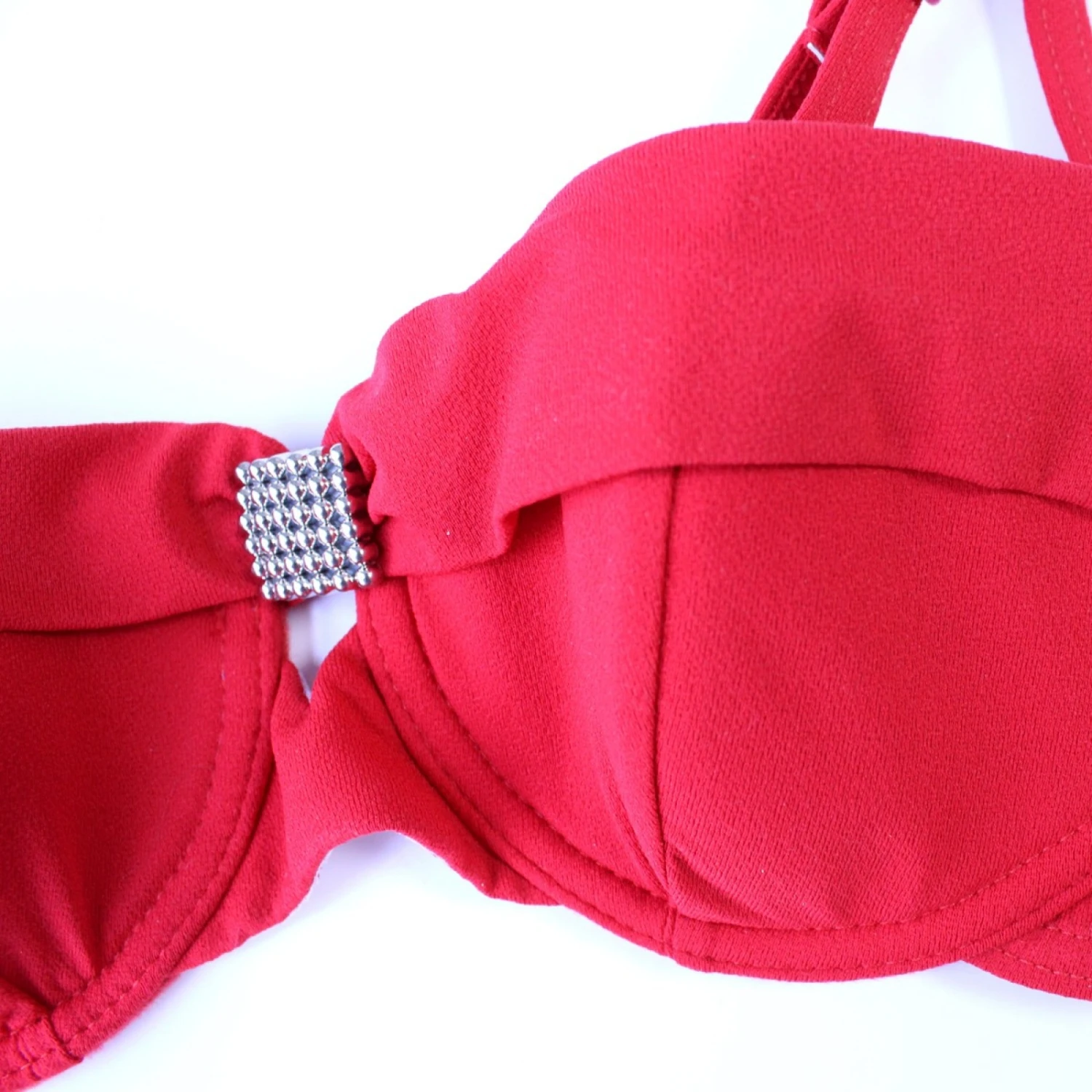 LEJABY Maillot De Bain Corbeille Mousse Capri Rouge â Image 2