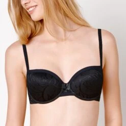 LOU Corbeille Coque Graphic Garden Noir