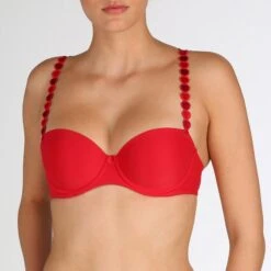 MARIE JO L'AVENTURE Soutien-Gorge Balconnet Rembourré Tom Scarlet