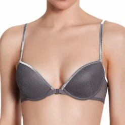 SIMONE PERELE Soutien-Gorge Push Up Velvet Gris Souris