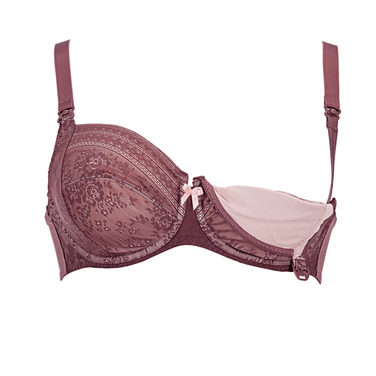 Soutien-gorge Allaitement Armatures ANITA Fleur Rose Framboise â Image 4