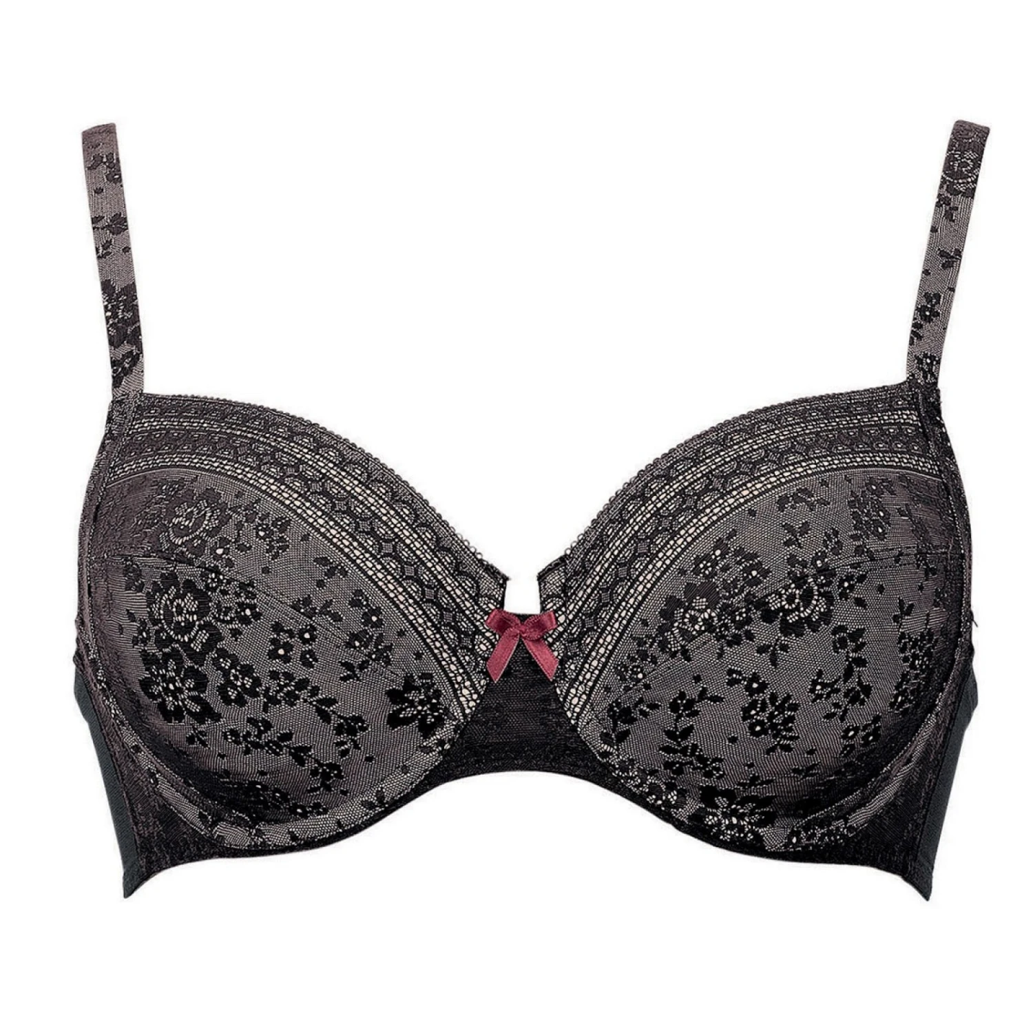 Soutien-Gorge Armatures Rosa Faia Fleur Noir â Image 4