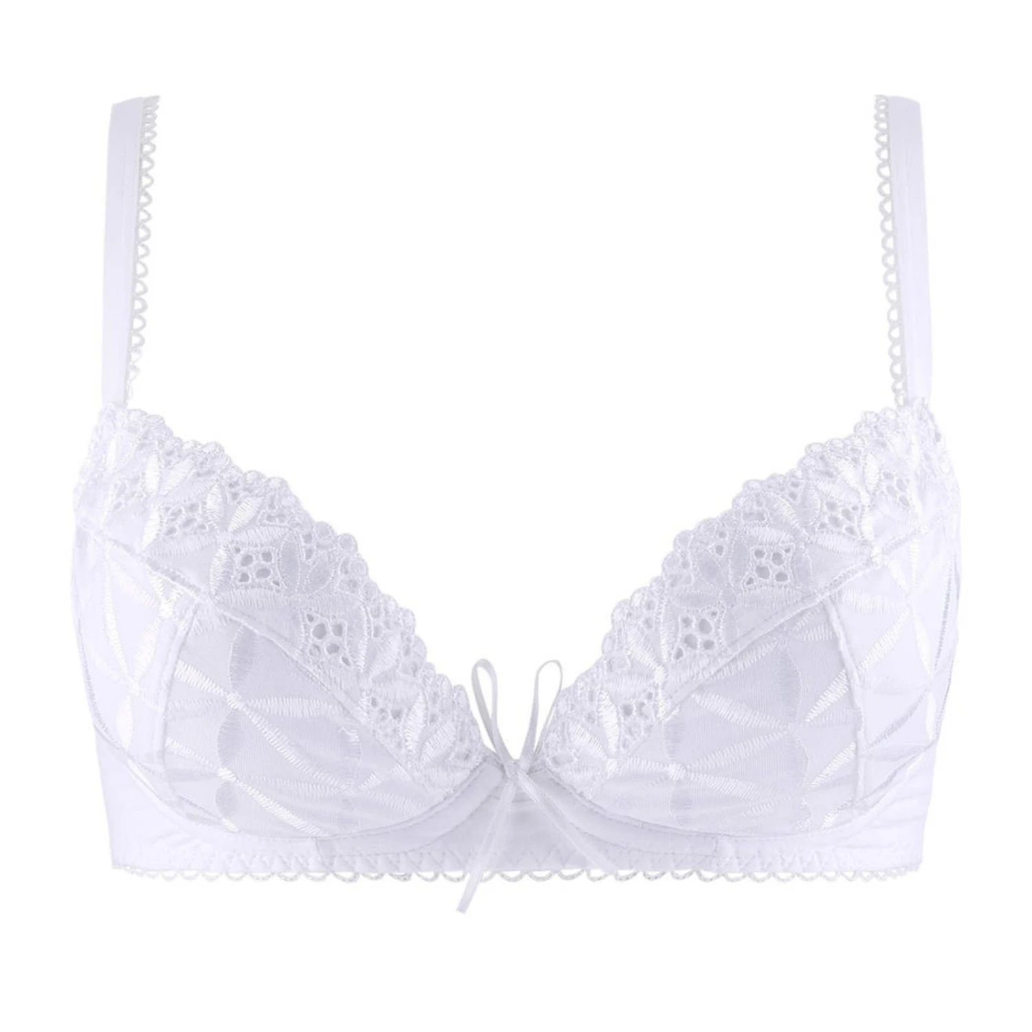 Soutien-gorge Plunge Coussinet AUBADE Bahia & Moi Blanc â Image 5