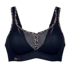 Soutien-Gorge Sport ANITA Active Air Control DeltaPad Noir Léopard