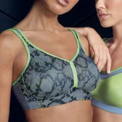 Soutien-Gorge Sport ANITA Active Air Control DeltaPad Gris Vipere